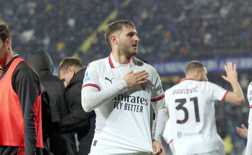 Santiago gimenez Empoli v AC Milan - Serie A