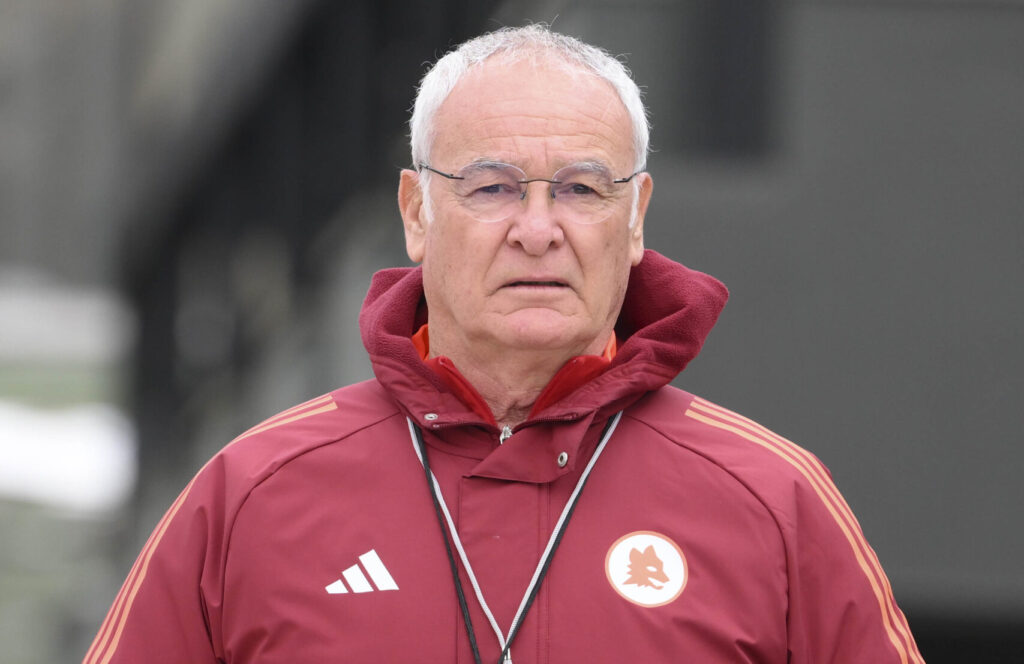 Ranieri AS Roma Training Session UEFA Europa League 2024/25 League Knockout Play-off Second Leg