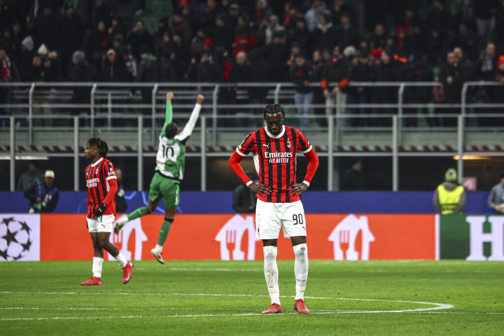 Abraham AC Milan v Feyenoord - UEFA Champions League 2024/25 League Knockout Play-off Second Leg