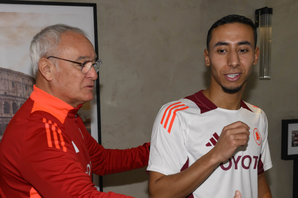 Ranieri Salah-Eddine AS Roma Unveil New Signings Anass Salah-Eddine