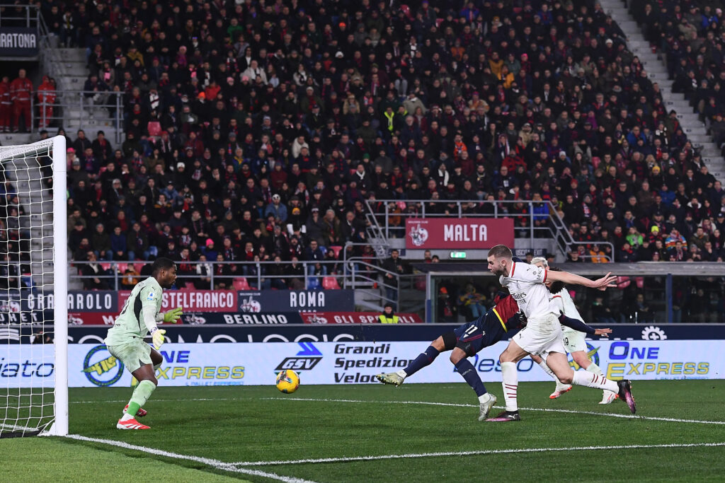 Ndoye Bologna v AC Milan - Serie A