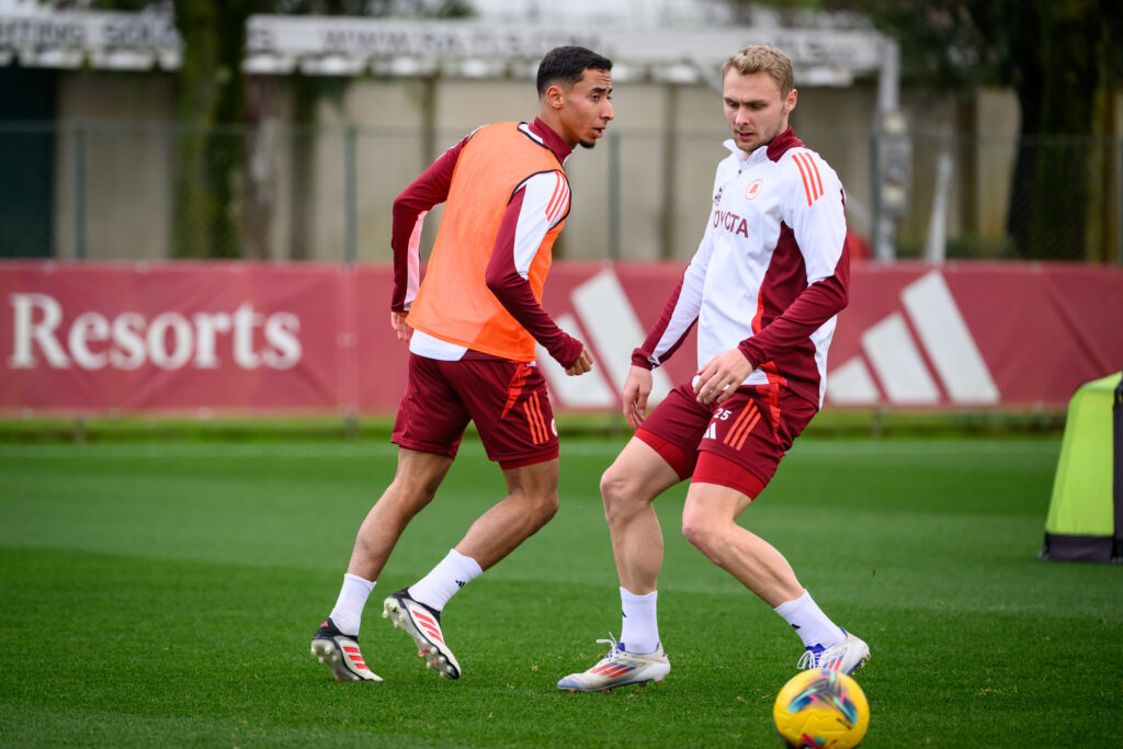 Nelsson Salah-Eddine AS Roma Training Session