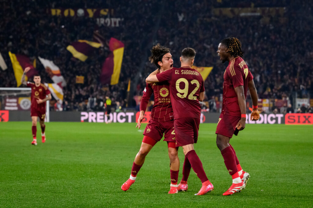 Elshaarawy Dybala Roma porto