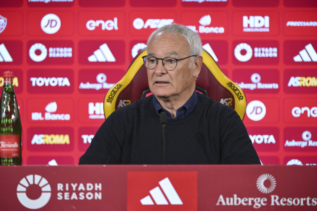 Ranieri conferenaz stampa AS Roma Press Conference
