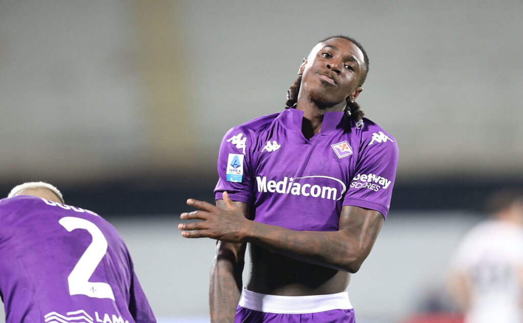 moise kean Fiorentina v FC Internazionale - Serie A