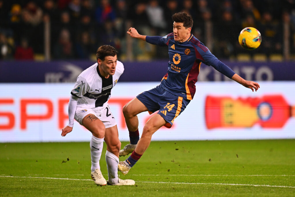 Shomurodov Parma v AS Roma - Serie A