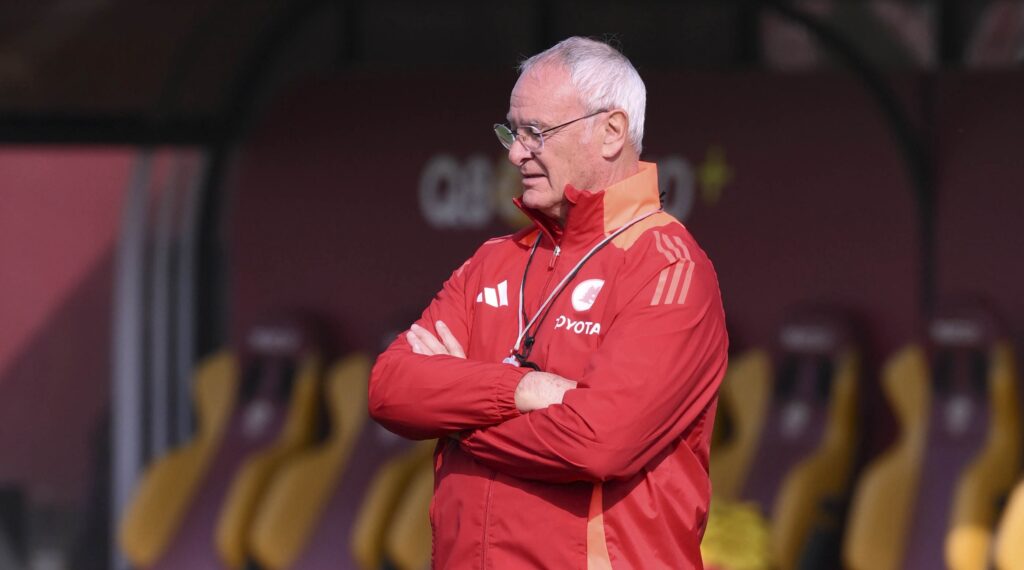 ranieri AS Roma Training Session