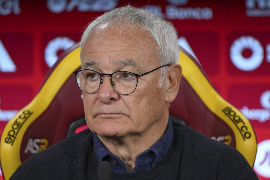 Ranieri conferenza stampa AS Roma Press Conference