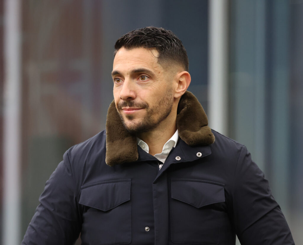 Moncada AC Milan Training Session And Press Conference