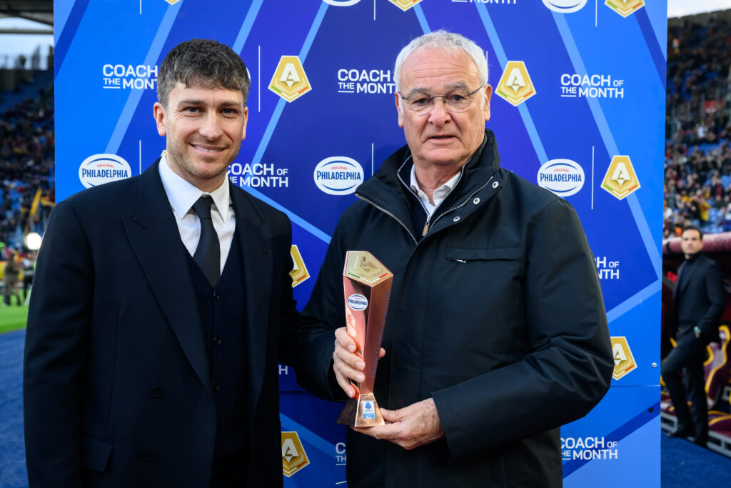 Ranieri premio Roma como Ghisolfi
