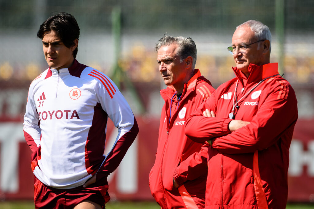 Ranieri Dybala AS Roma Training Session