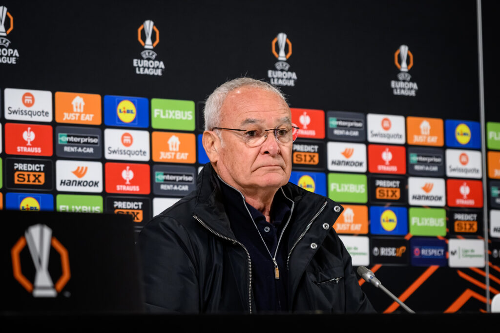 ranieri AS Roma  Press Conference - UEFA Europa League 2024/25 Round of 16 Second Leg