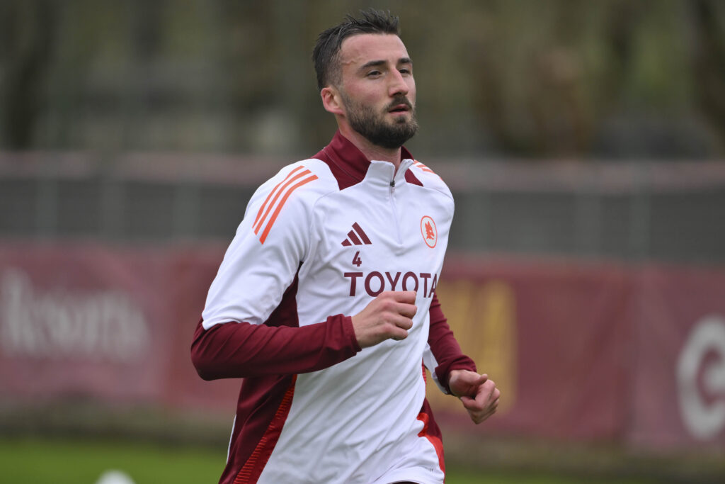 Cristante AS Roma Training Session