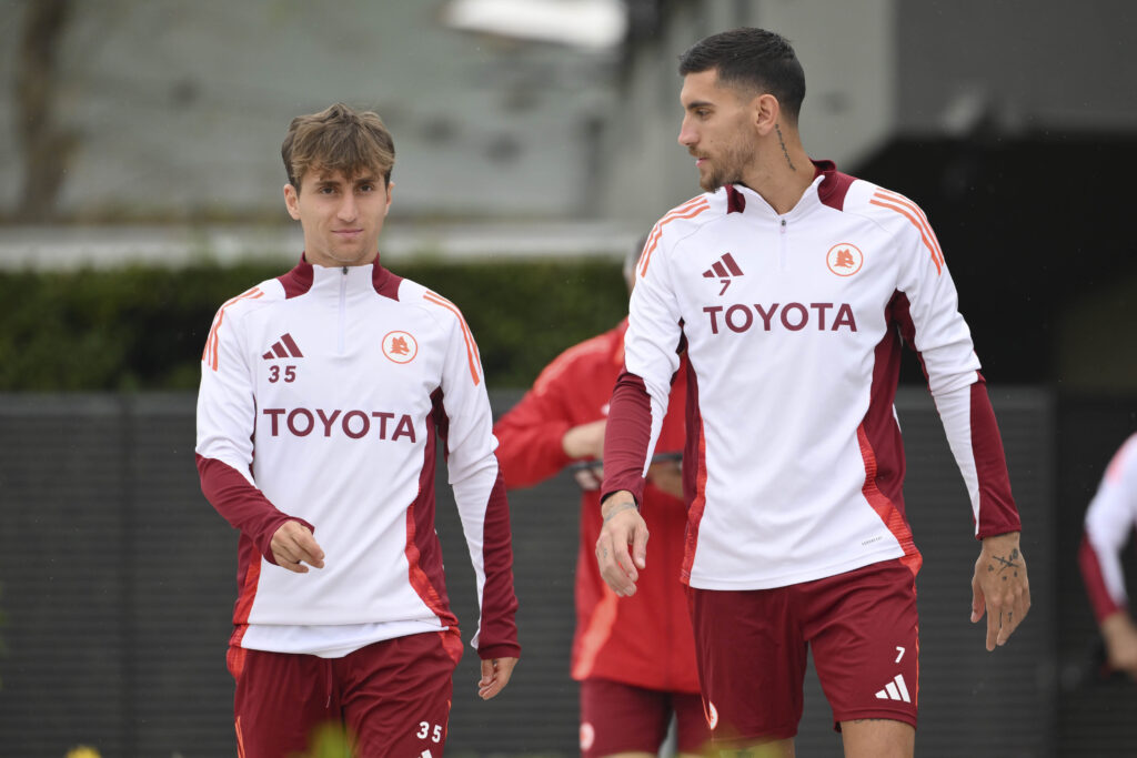 Pellegrini Baldanzi AS Roma Training Session