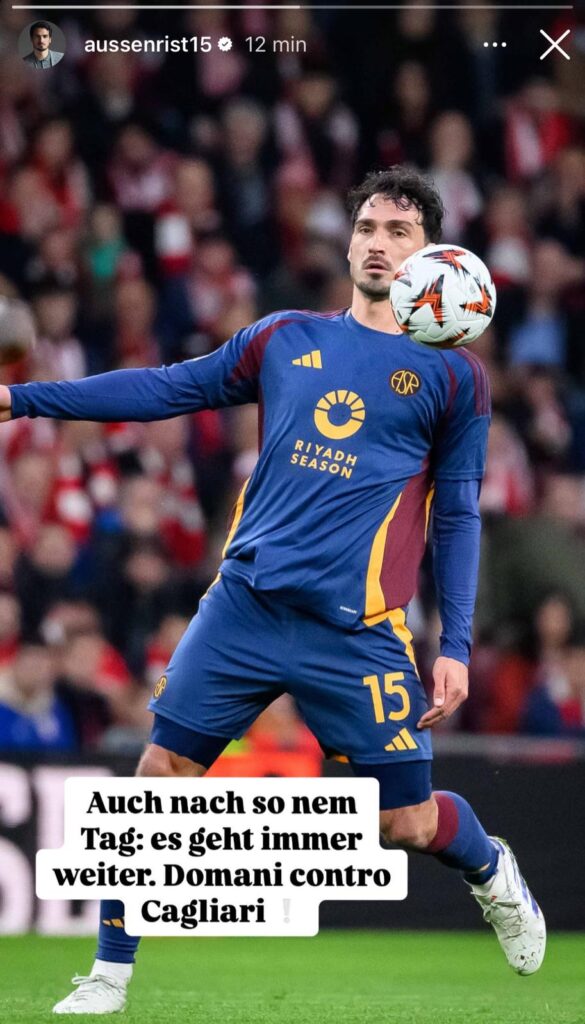 storia instagram Hummels