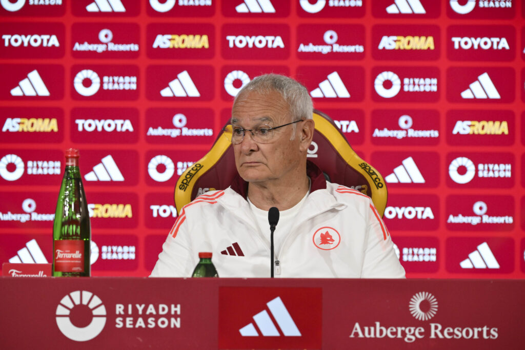 Ranieri Conferenza Stampa AS Roma Press Conference