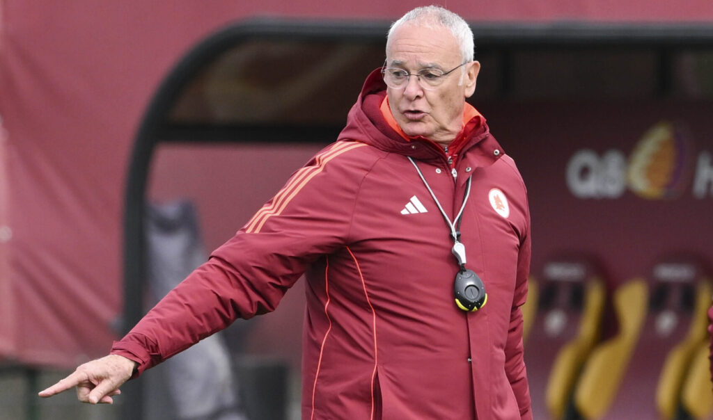 Ranieri AS Roma Training Session