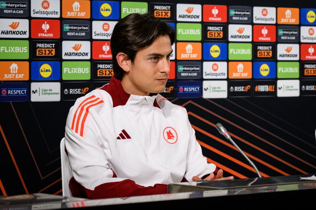 dybala AS Roma  Press Conference - UEFA Europa League 2024/25 Round of 16 Second Leg