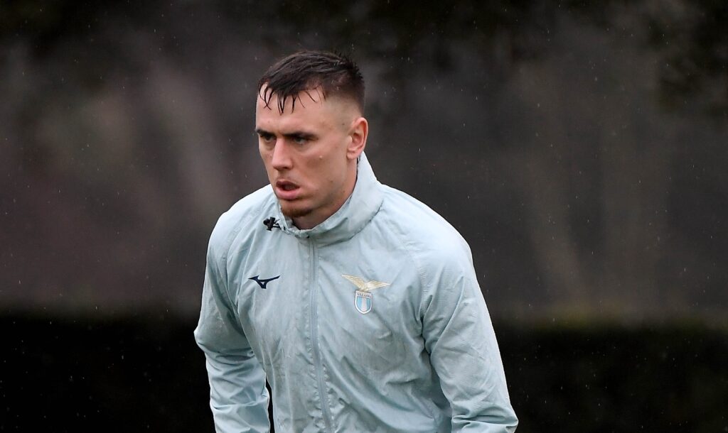 S.S. Lazio Training Session And Press Conference - UEFA Europa League 2024/25 Round of 16 Second Leg