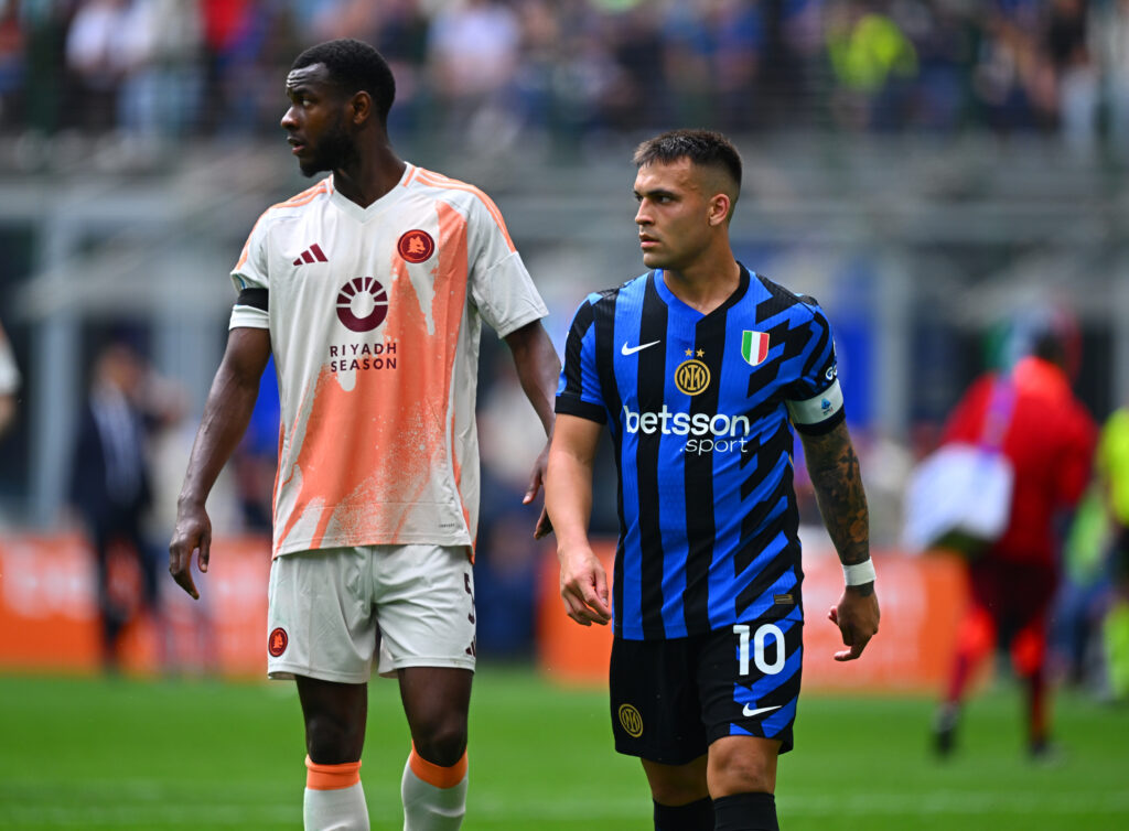 Ndicka Lautaro FC Internazionale v AS Roma - Serie A