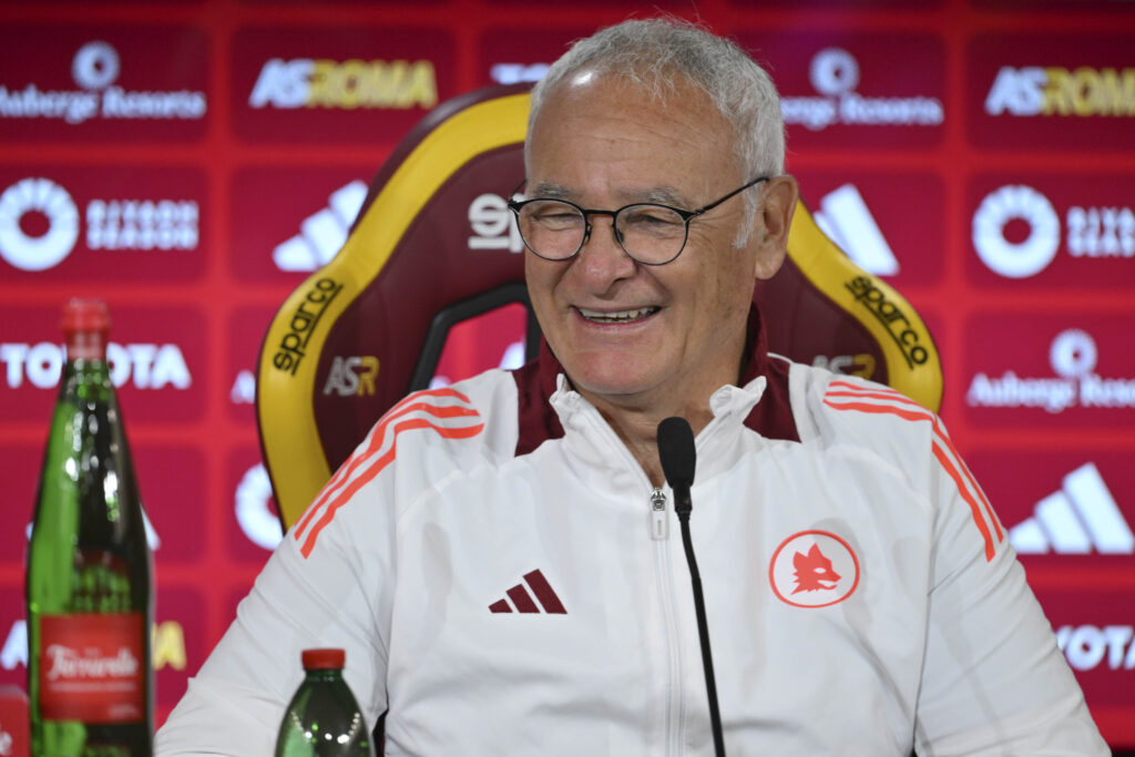 Ranieri AS Roma Press Conference