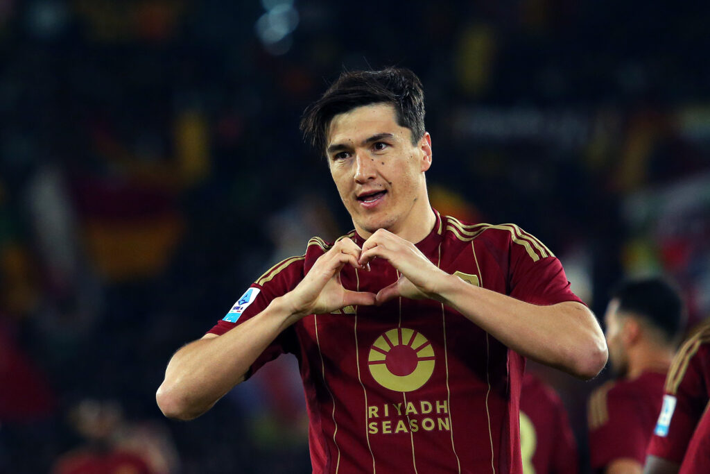 shomurodov AS Roma v Verona - Serie A