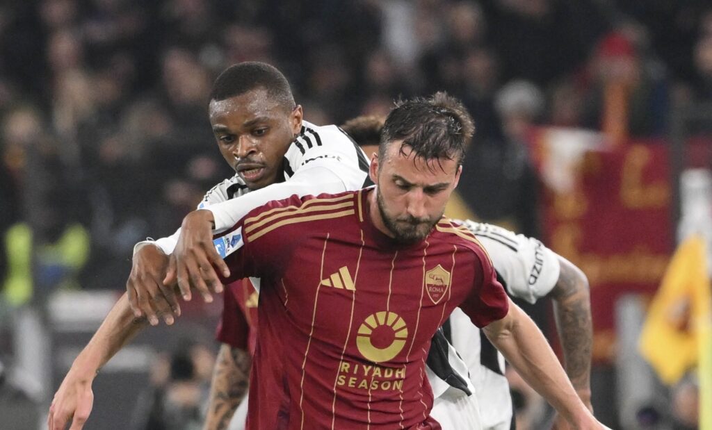 kalulu Cristante AS Roma v Juventus - Serie A