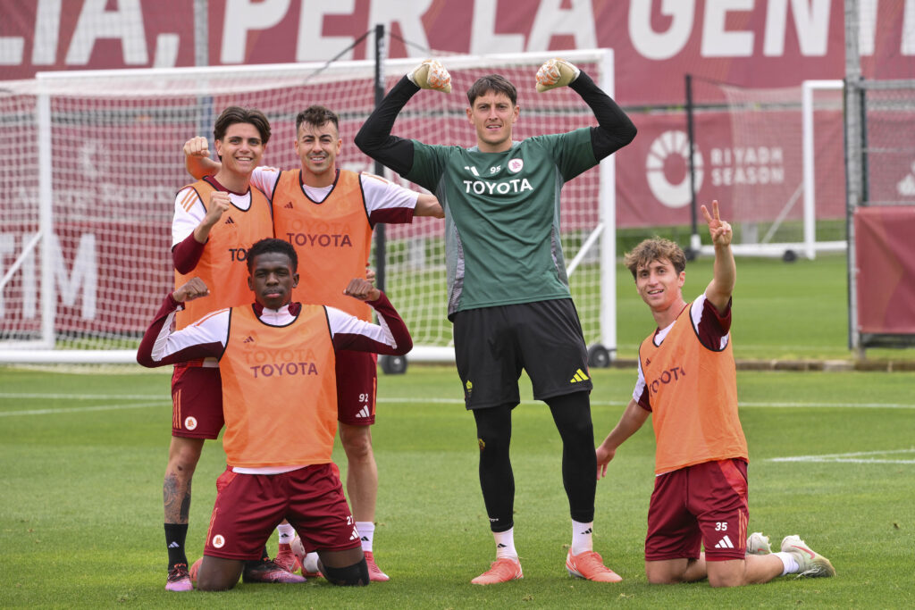 Allenamento AS Roma Training Session