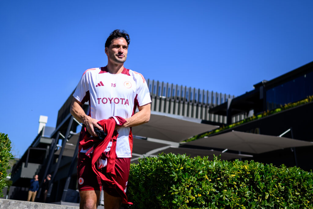 hummels AS Roma Training Session