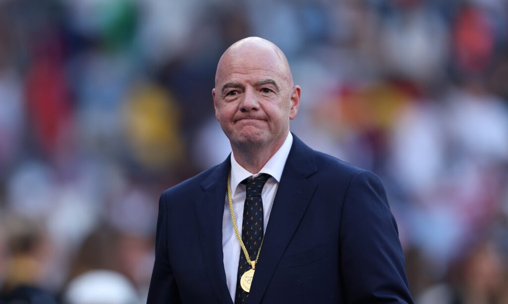 infantino Brazil v United States: Gold Medal Match: Women's Football - Olympic Games Paris 2024: Day 15