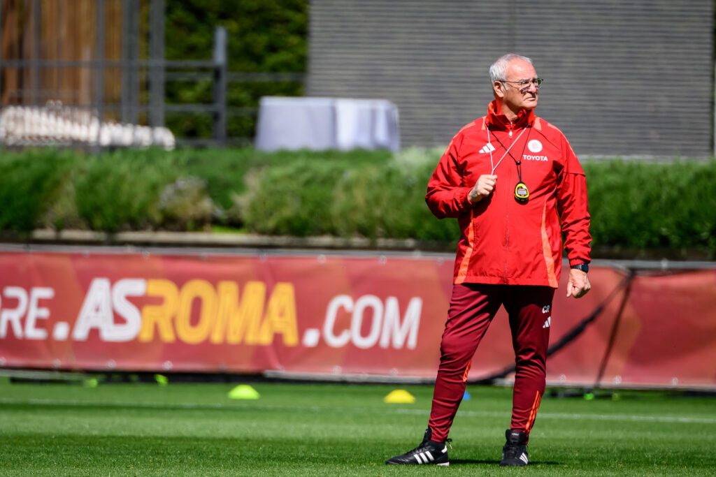 Ranieri AS Roma Training Session