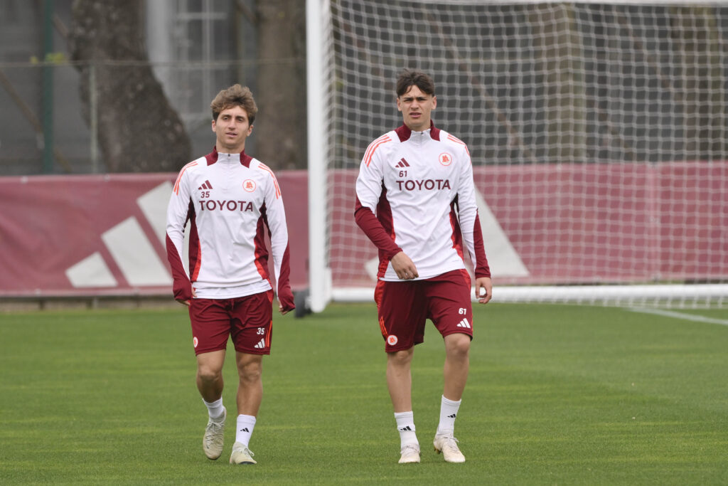 Pisilli Baldanzi AS Roma Training Session