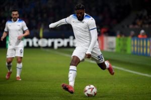 nuno tavares FC Viktoria Plzen v 	S.S. Lazio - UEFA Europa League 2024/25 Round of 16 First Leg