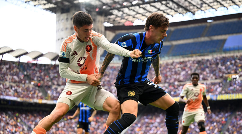 Soulé Zalewski FC Internazionale v AS Roma - Serie A