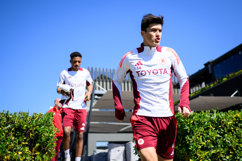 Shomurodov AS Roma Training Session