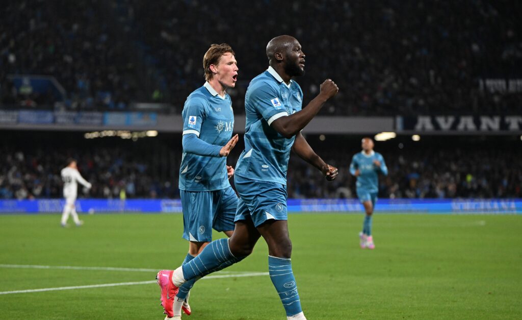 Mctominay Lukaku Napoli v Empoli - Serie A