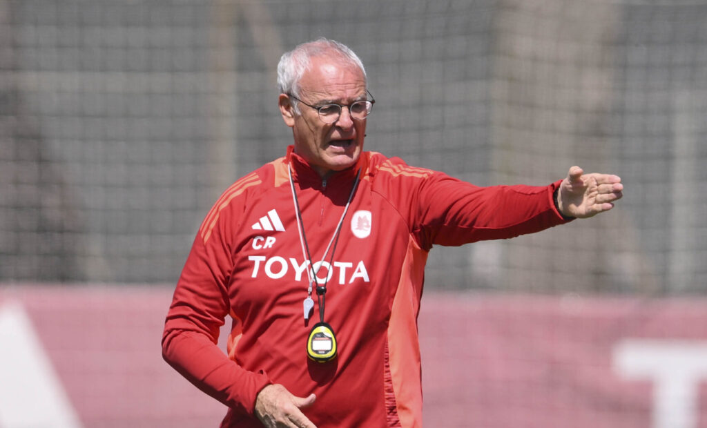 Ranieri AS Roma Training Session