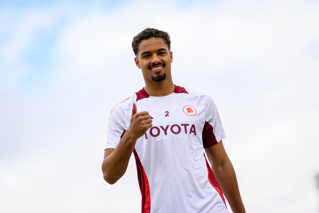 rensch AS Roma Training Session
