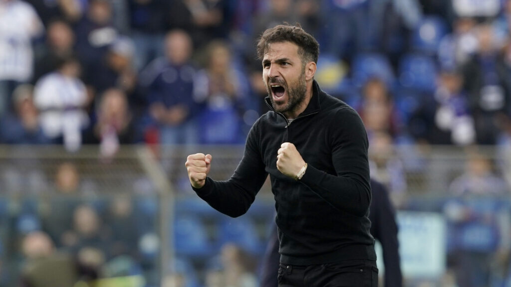 Fabregas Como v Genoa - Serie A