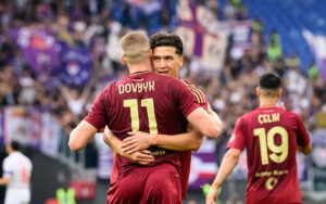 Dovbyk Shomurodov Roma Fiorentina