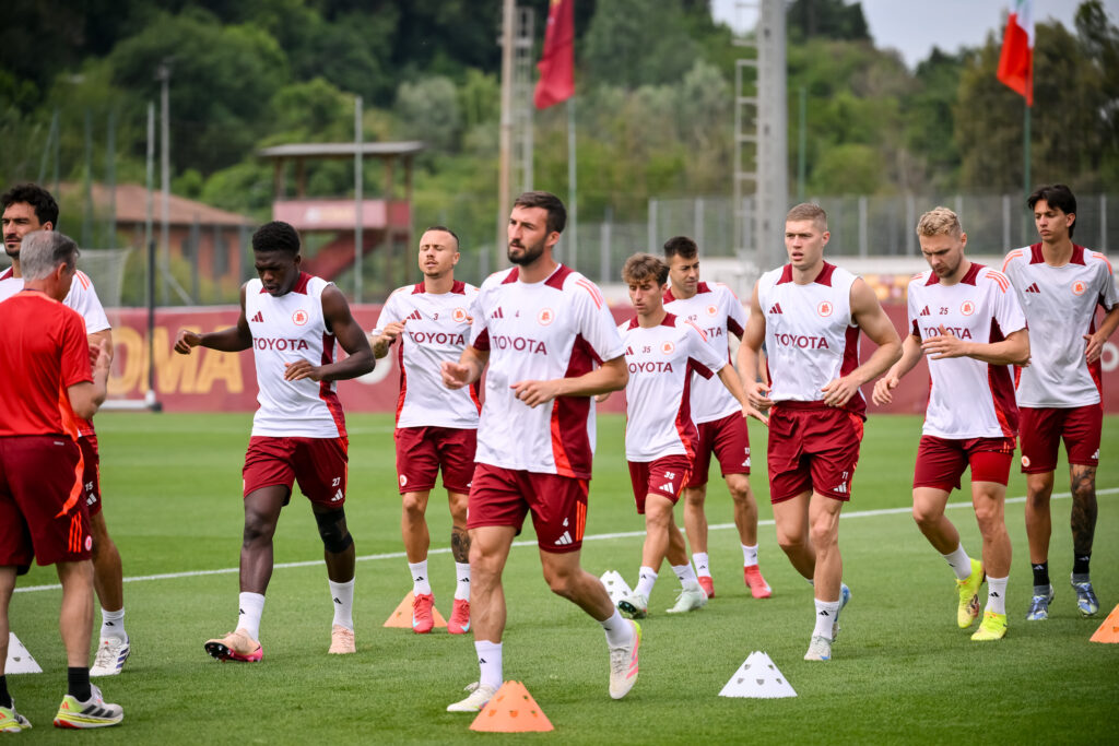 Allenamento AS Roma Training Session