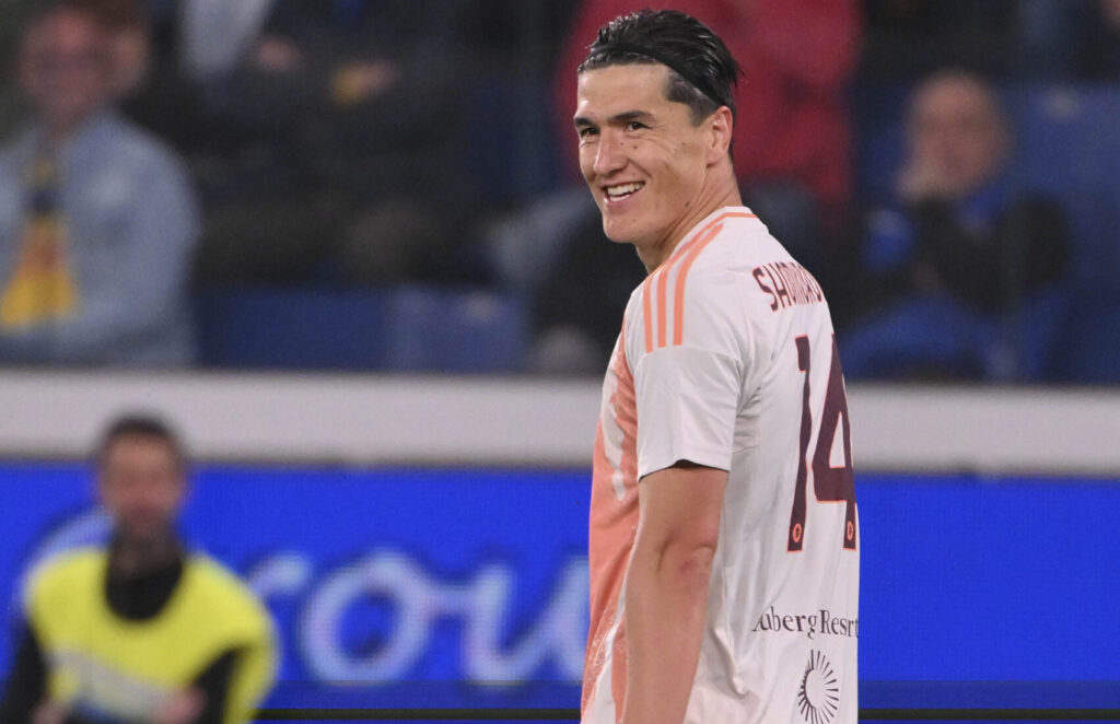 Shomurodov Atalanta v AS Roma - Serie A