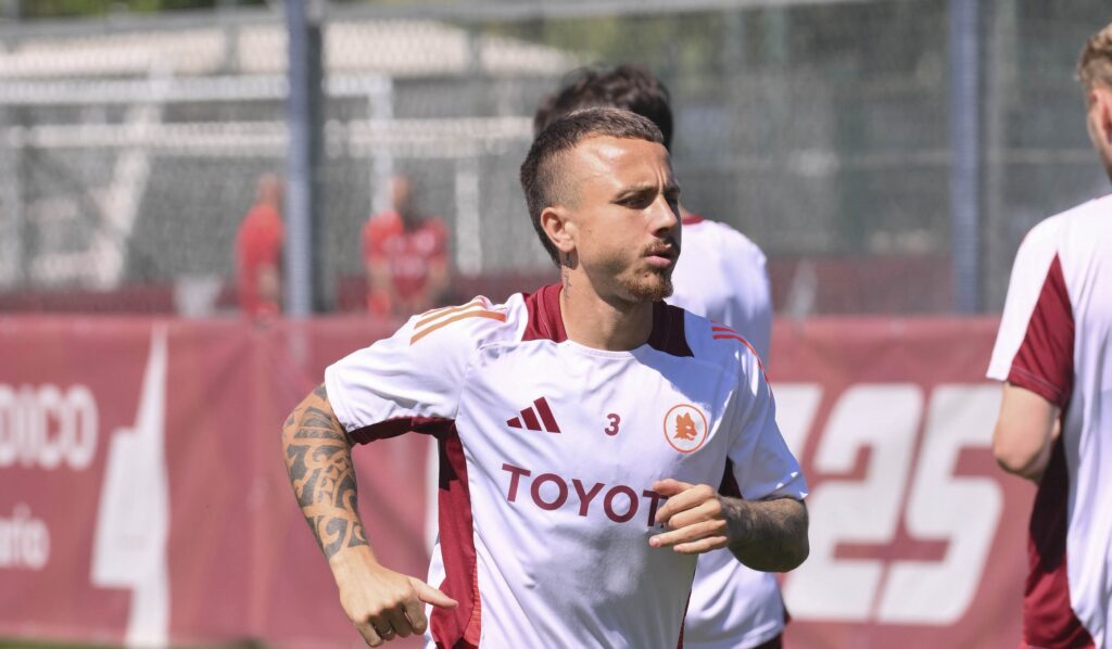 Angelino AS Roma Training Session