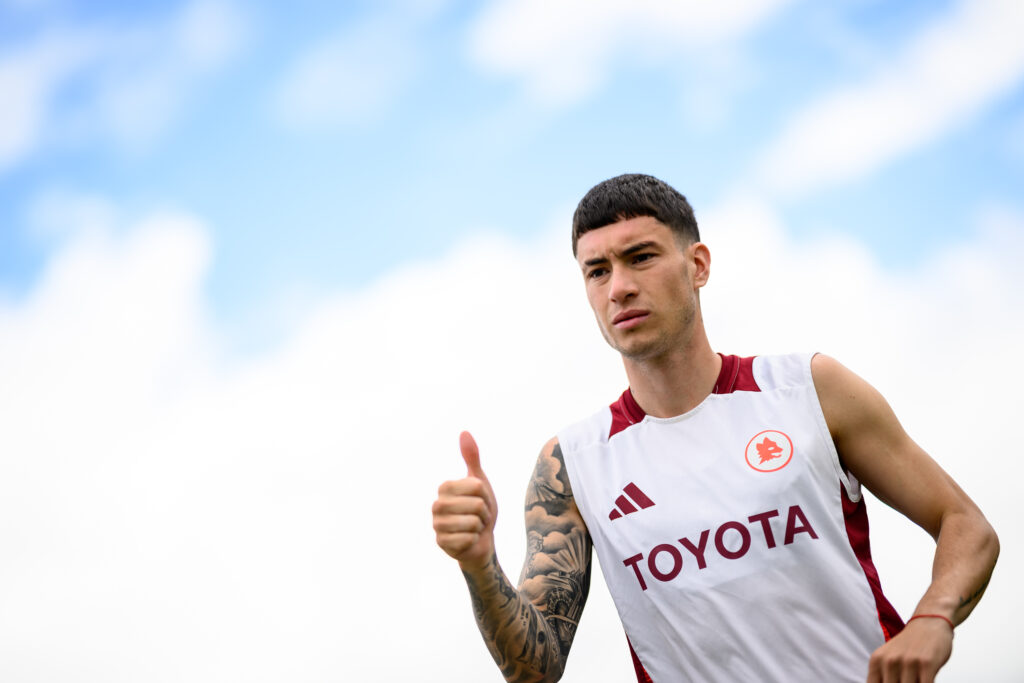 Matias soulé AS Roma Training Session