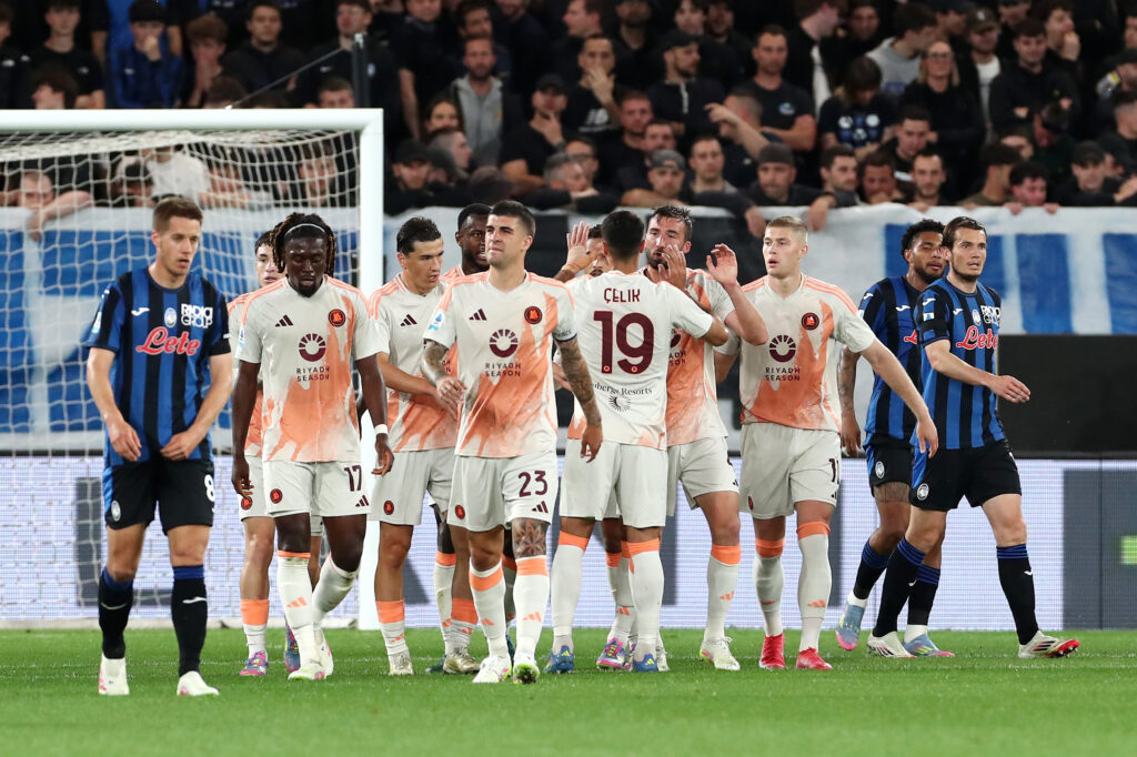 Esultanza Cristante Atalanta v AS Roma - Serie A