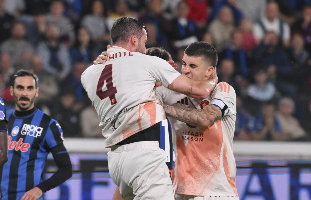 Mancini Cristante Atalanta v AS Roma - Serie A