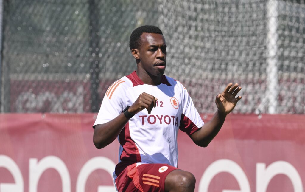 Saud abdulhamid AS Roma Training Session