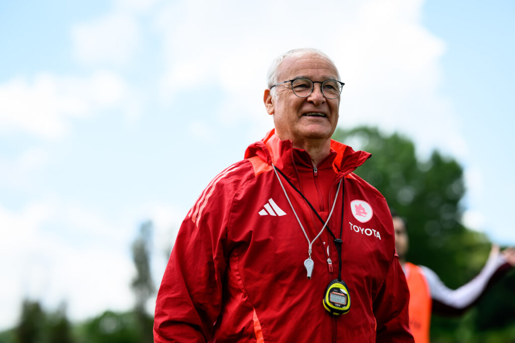 ranieri AS Roma Training Session
