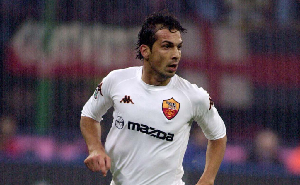 Davide Bombardini of Roma in action