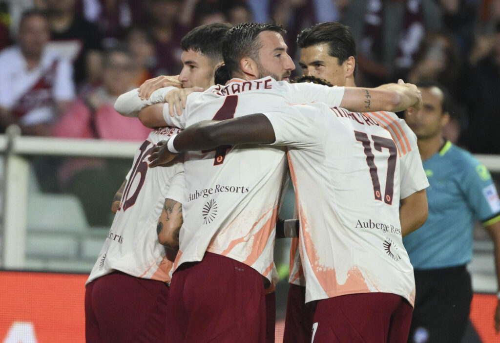 Esultanza Paredes Torino v AS Roma - Serie A